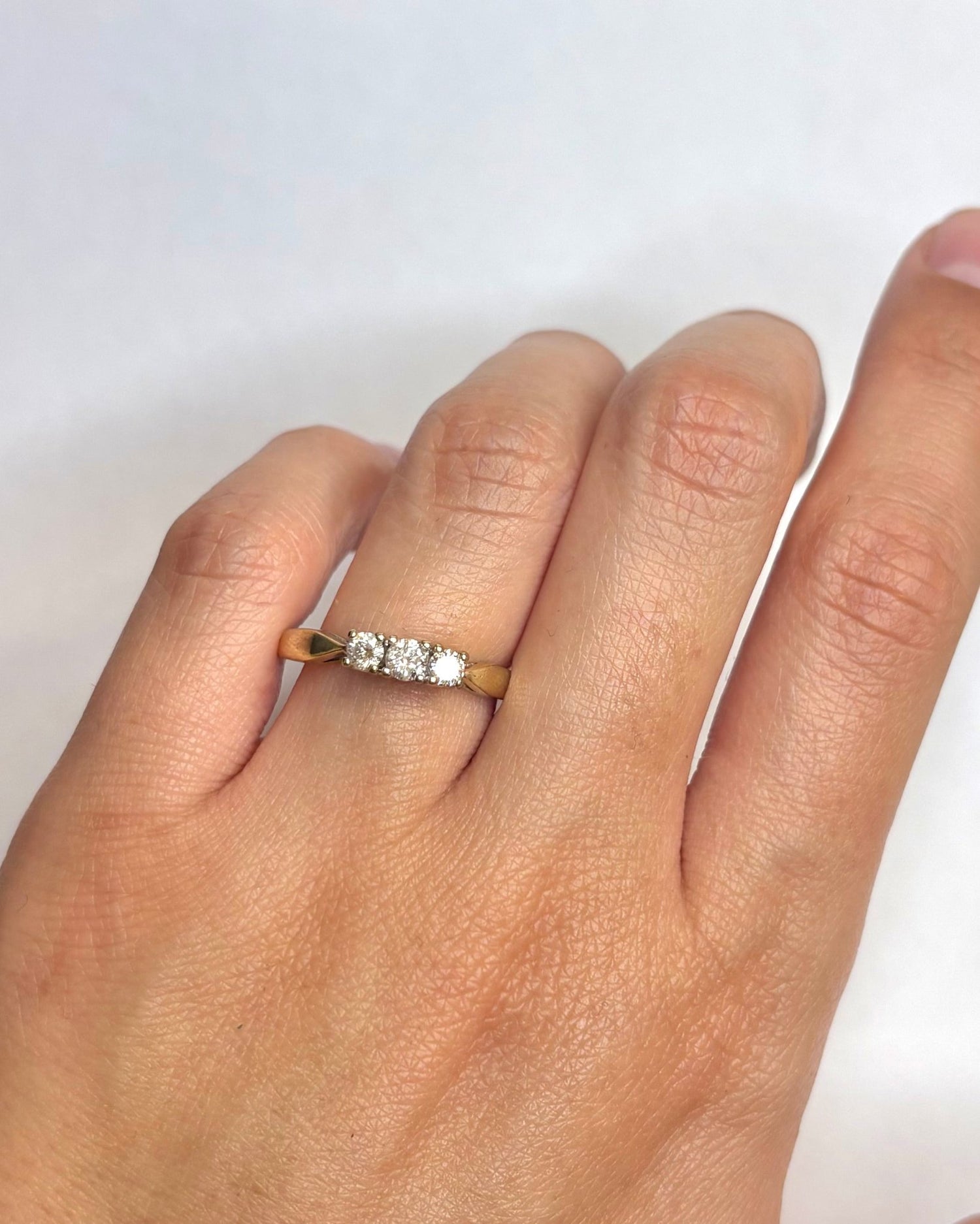 Bague Trilogie Diamants "Madeleine" - Elliade Paris