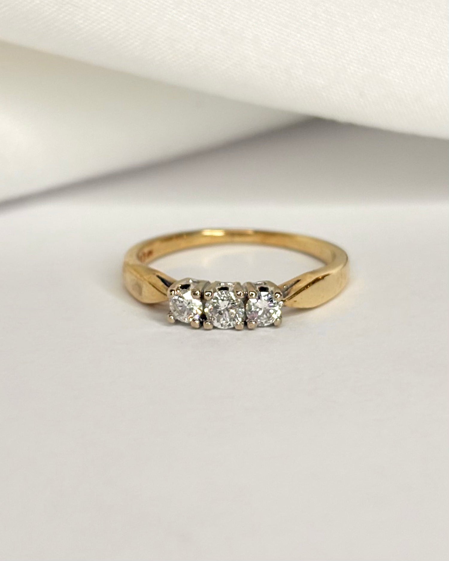 Bague Trilogie Diamants "Madeleine" - Elliade Paris