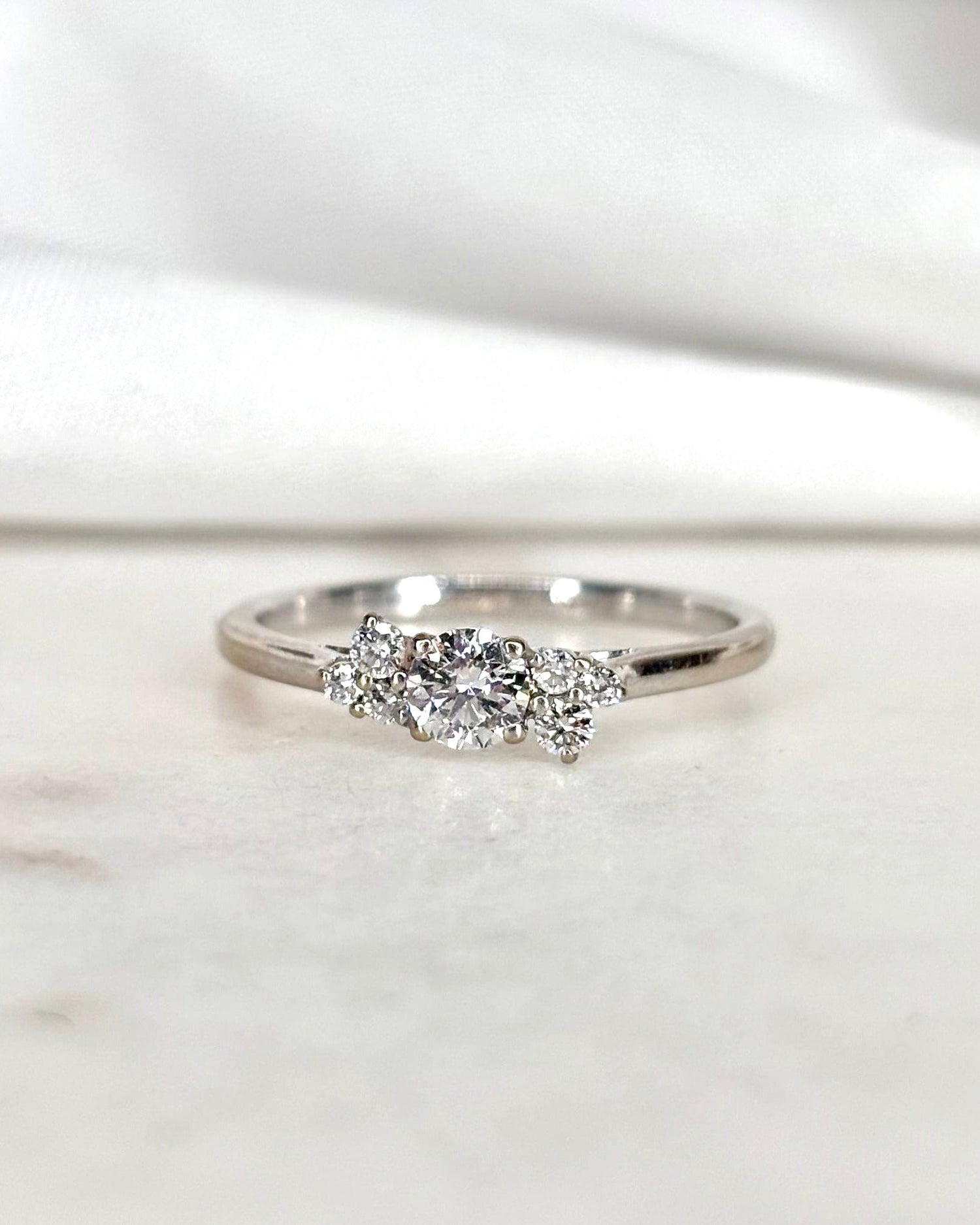 Bague Trilogie Diamants &quot;Valentine&quot; - Elliade Paris