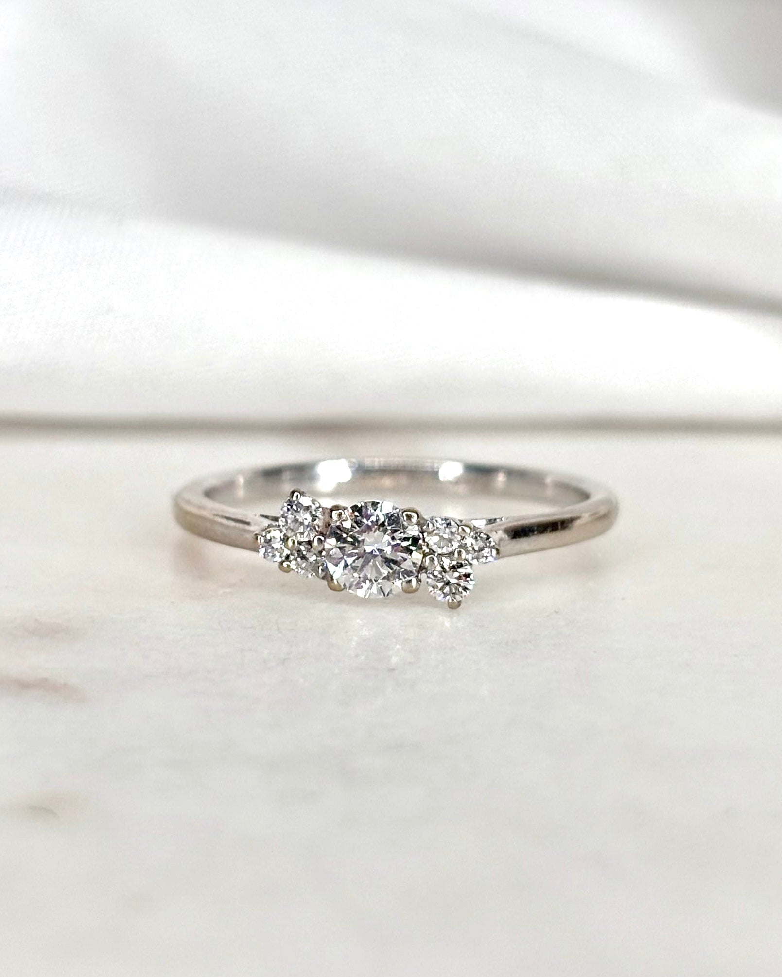 Bague Trilogie Diamants &quot;Valentine&quot; - Elliade Paris