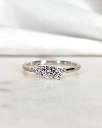 Bague Trilogie Diamants &quot;Valentine&quot; - Elliade Paris