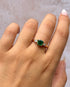 Bague Trilogie Émeraude 1.10 carat & Diamants "Romane" - Elliade Paris