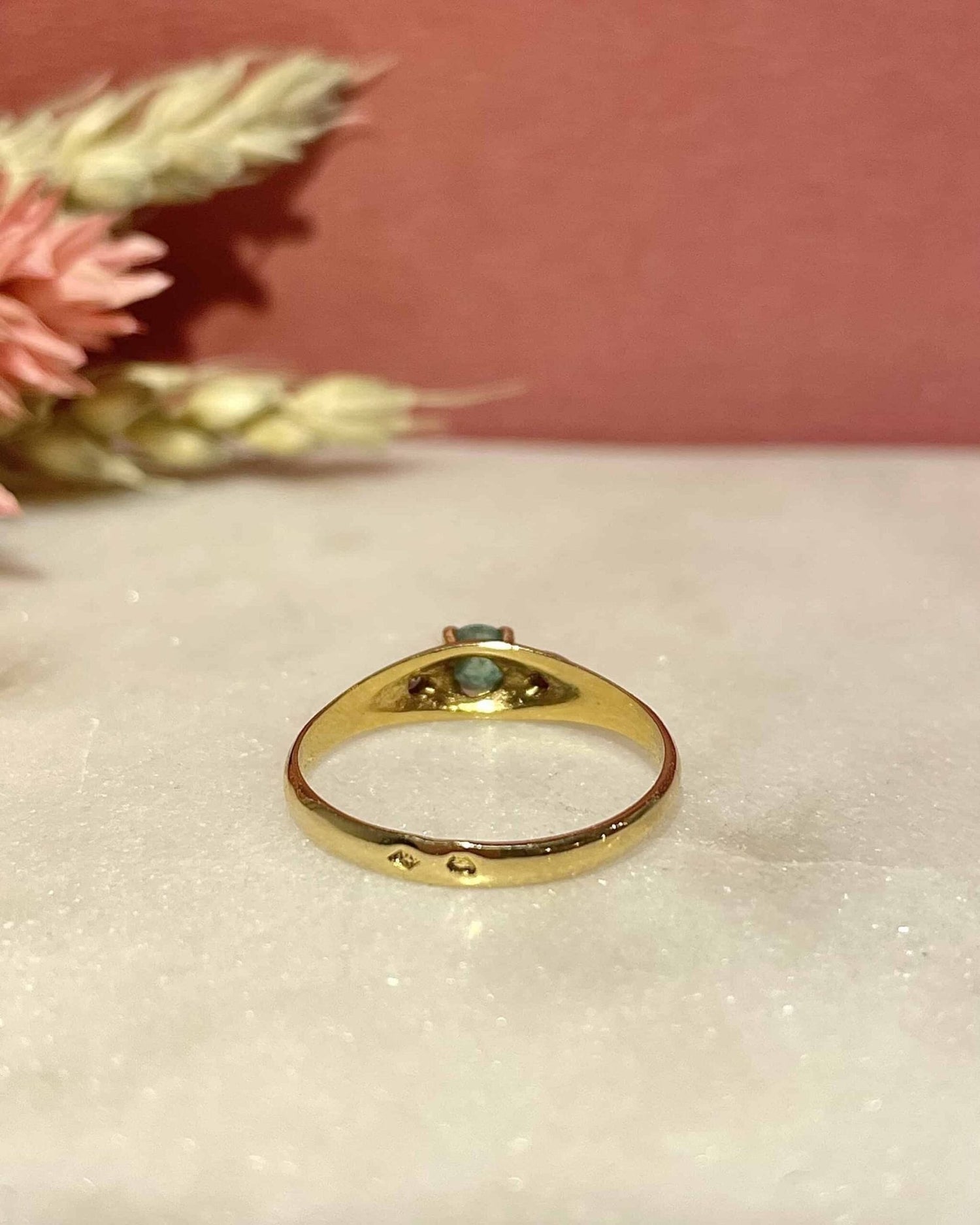 Bague Trilogie Emeraude &amp; Diamants &quot;Amari&quot; - Elliade Paris