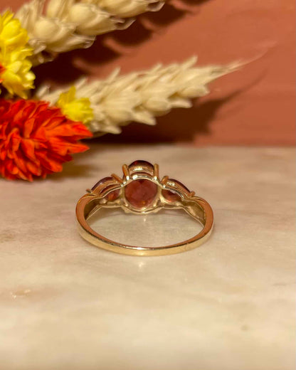 Bague Trilogie Grenats 2.20 carats &quot;Noha&quot;