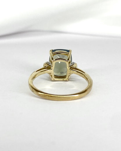 Bague Trilogie Opale 2.60 carats &amp; Diamants "Coraline" - Elliade Paris