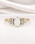Bague Trilogie Opale & Diamants "Léonie" - Elliade Paris
