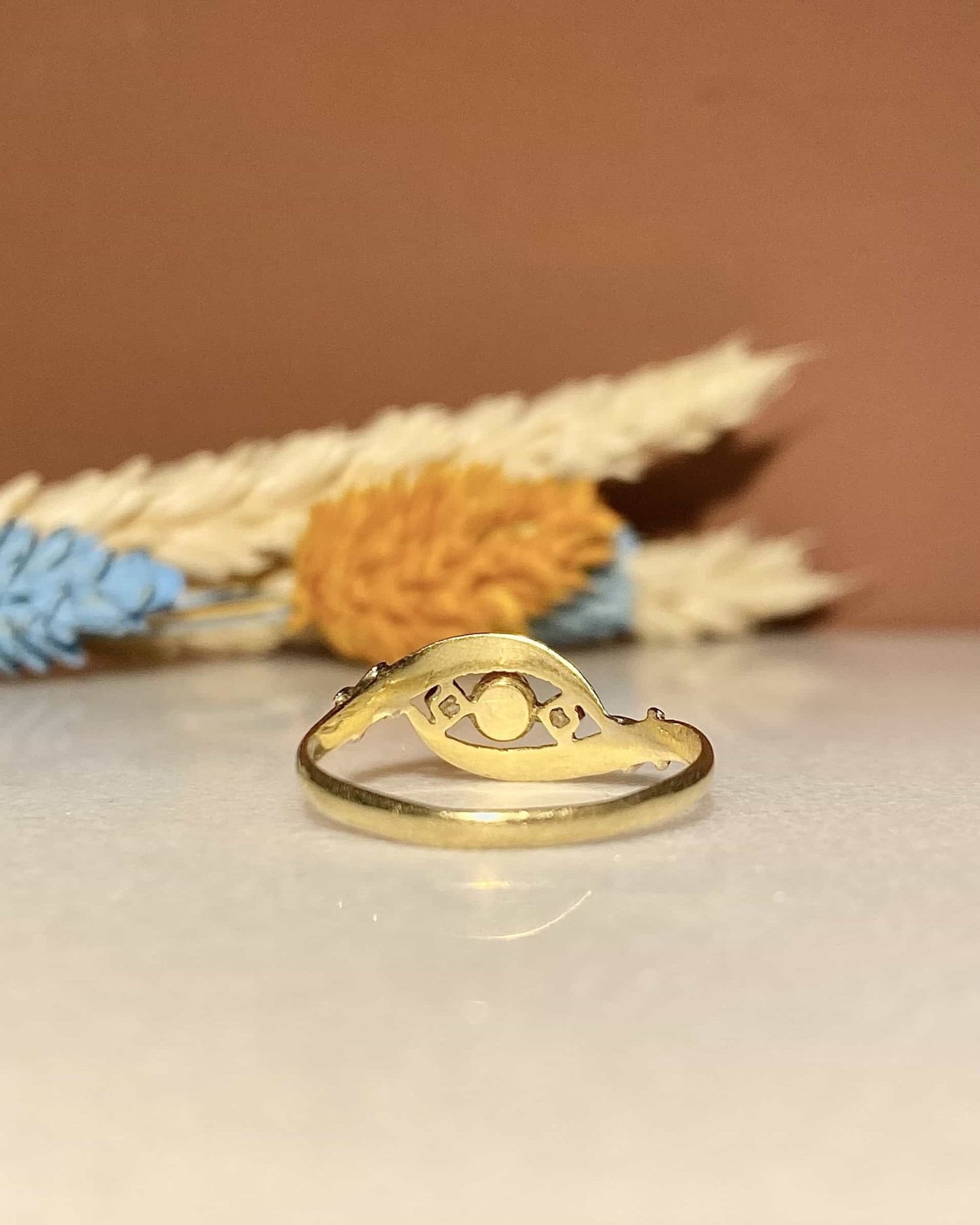 Bague Trilogie Perle &amp; Diamants &quot;Mariah&quot; - Elliade Paris