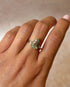 Bague Trilogie Prasiolite 3.10 carats & Diamants "Marta" - Elliade Paris