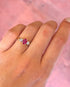 Bague Trilogie Rubis 0.60 carat & Diamants "Julia" - Elliade Paris