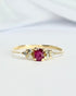 Bague Trilogie Rubis & Diamants "Anna" - Elliade Paris
