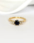 Bague Trilogie Saphir 0.84 carat & Diamants "Mathilda" - Elliade Paris