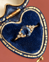 Bague Trilogie Saphir 0.85 carat & Diamants "Mystie" - Elliade Paris