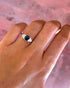 Bague Trilogie Saphir 0.95 carat & Diamants 0.42 carat "Constance" - Elliade Paris