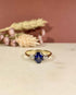 Bague Trilogie Saphir 1.10 carat & Diamants "Symphony" - Elliade Paris