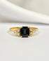 Bague Trilogie Saphir 1.20 carat & Diamants "Carmen" - Elliade Paris