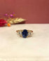 Bague Trilogie Saphir 1.70 carat & Diamants "Nella" - Elliade Paris