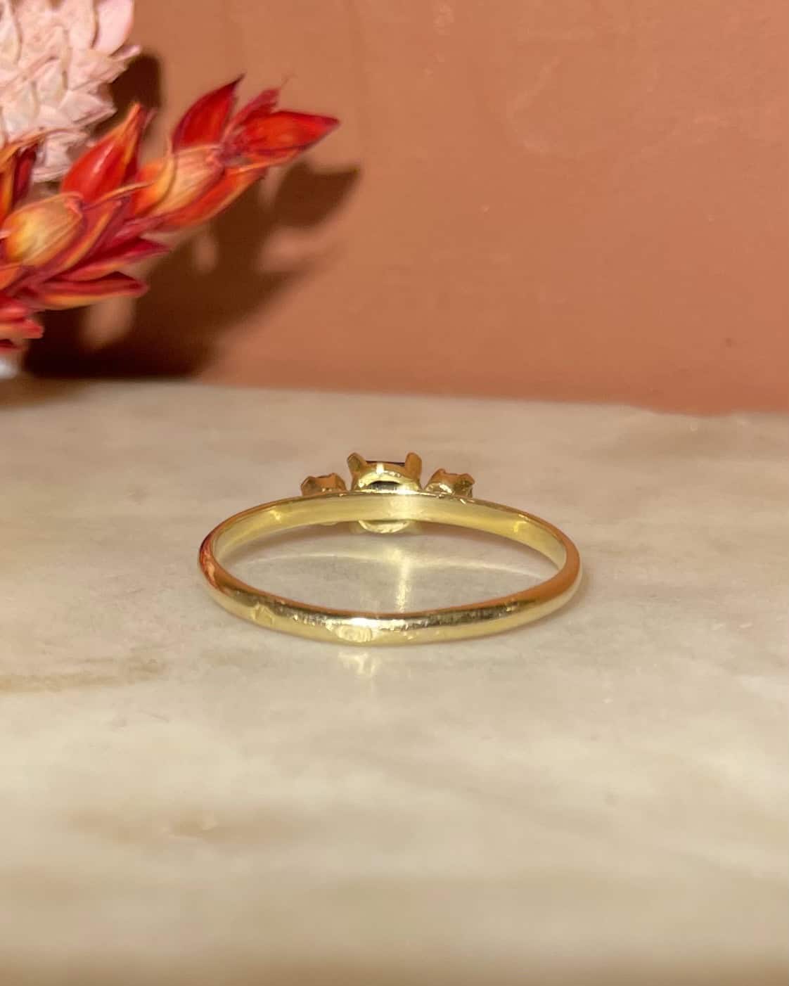 Bague Trilogie Saphir &amp; Diamants "Harley" - Elliade Paris