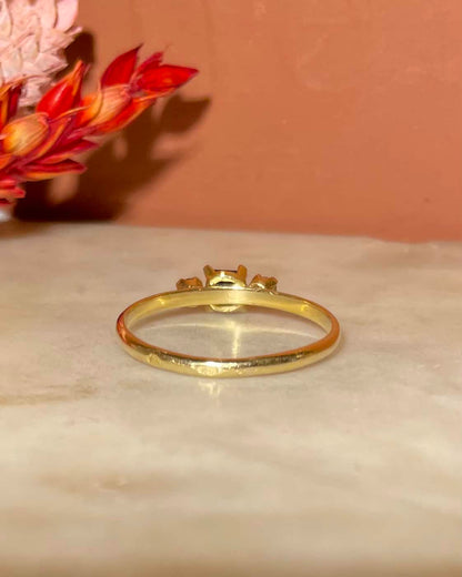 Bague Trilogie Saphir &amp; Diamants &quot;Harley&quot; - Elliade Paris