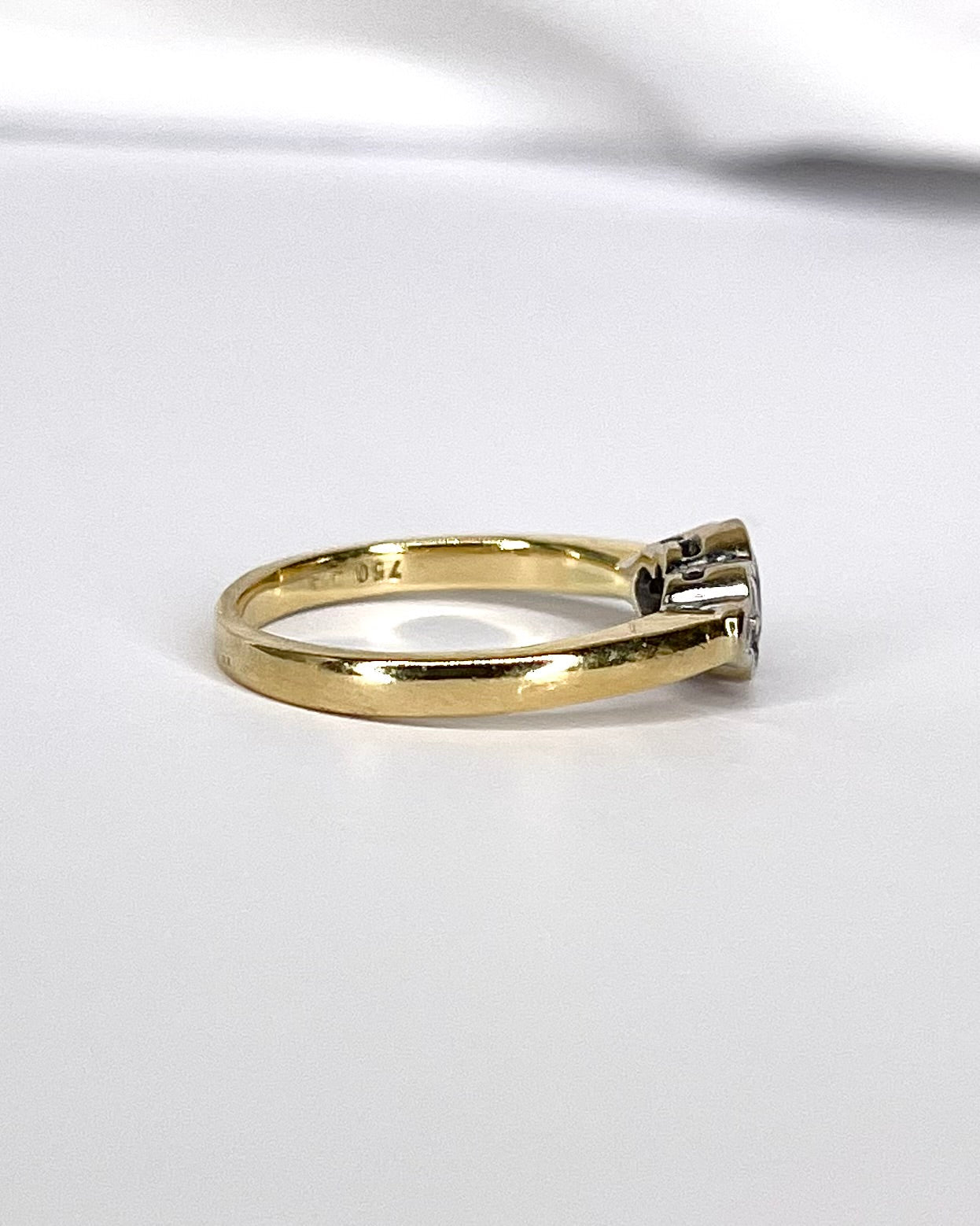 Bague Trilogie Saphir &amp; Diamants "Tiphaine" - Elliade Paris