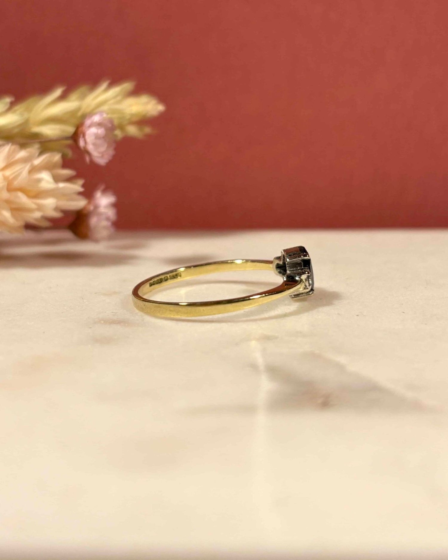 Bague Trilogie Saphir &amp; Diamants &quot;Zayna&quot; - Elliade Paris