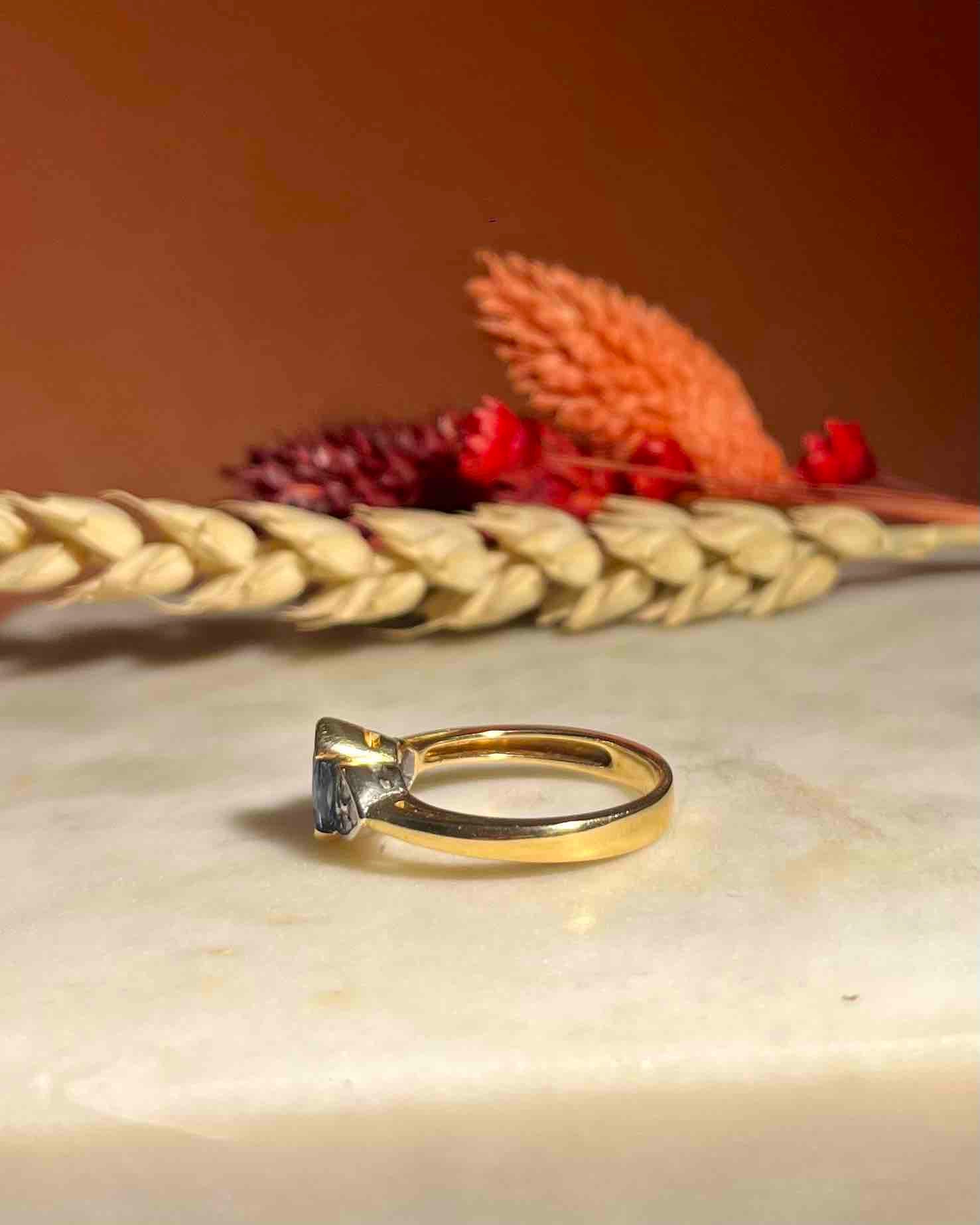 Bague Trilogie Saphir et Diamants "Chiara" - Elliade Paris