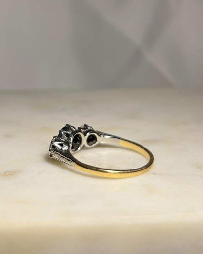 Bague Trilogie Saphir et Diamants &quot;Leslie&quot; - Elliade Paris