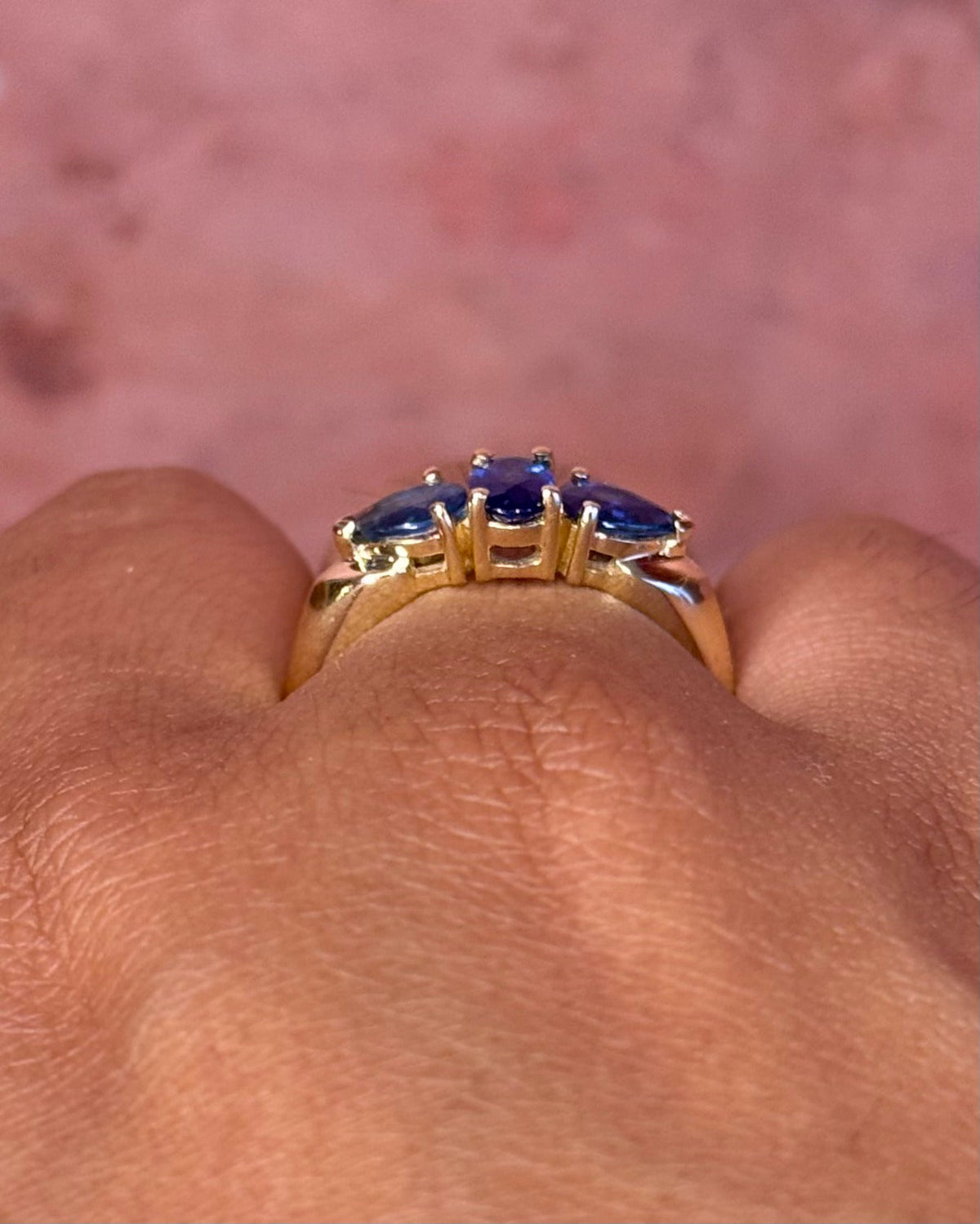 Bague Trilogie Saphirs 2.15 carats "Floriane" - Elliade Paris