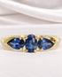 Bague Trilogie Saphirs 2.15 carats "Floriane" - Elliade Paris