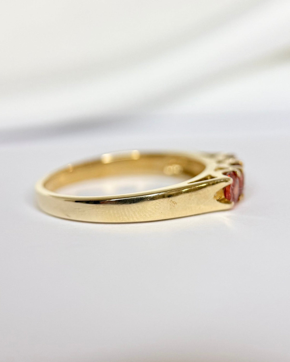 Bague Trilogie Saphirs érable de Madagascar 0.55 carat "Coline" - Elliade Paris