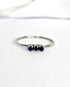 Bague Trilogie Saphirs "Laura" - Elliade Paris