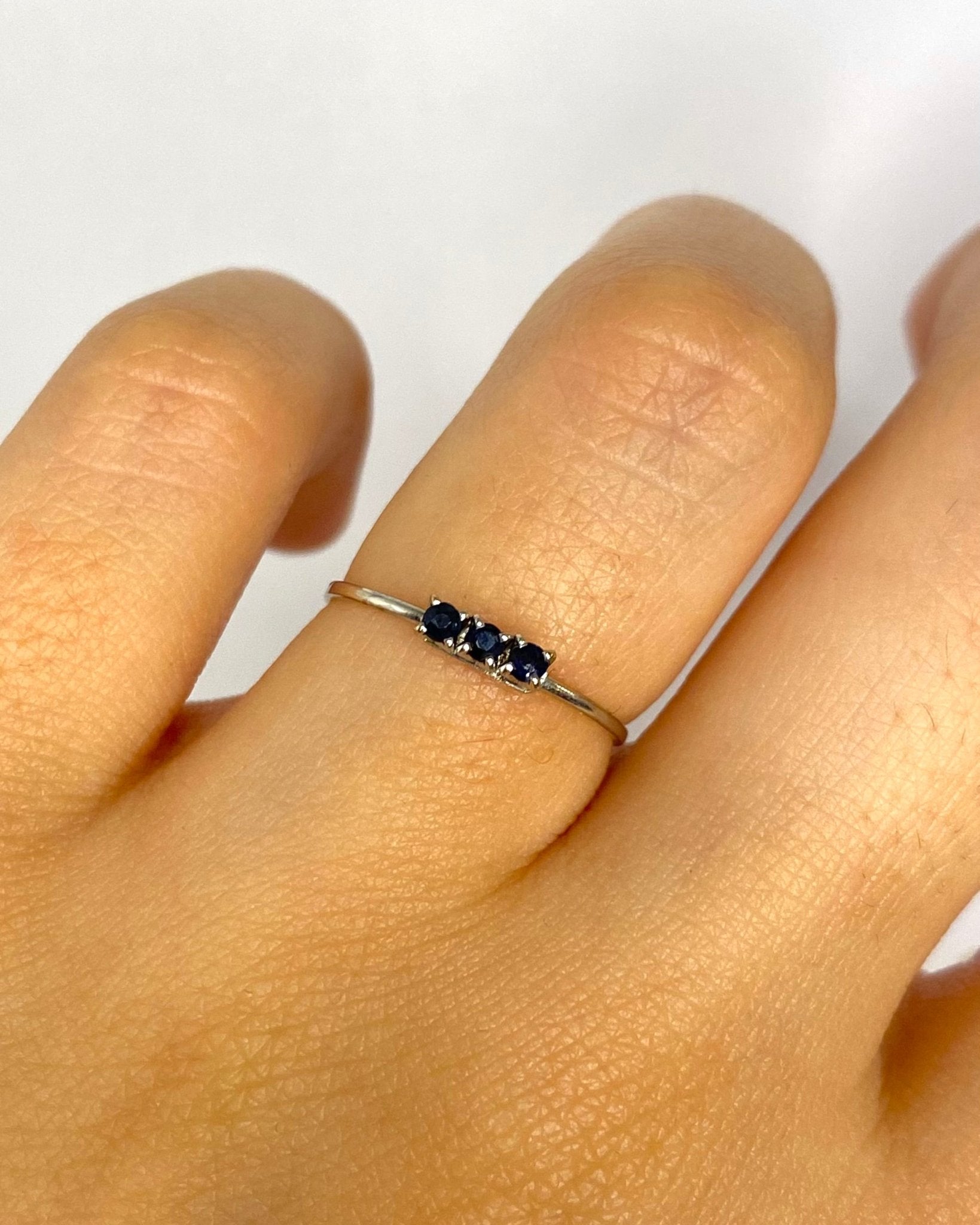 Bague Trilogie Saphirs "Laura" - Elliade Paris