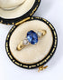 Bague Trilogie Tanzanite 1.50 carat & Diamants "Ambre" - Elliade Paris