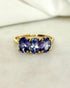 Bague Trilogie Tanzanite 3.23 carats "Lilou" - Elliade Paris