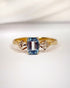 Bague Trilogie Topaze 0.75 carat & Diamants "Aryna" - Elliade Paris