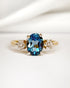 Bague Trilogie Topaze 1.46 carat & Diamants "Odette" - Elliade Paris