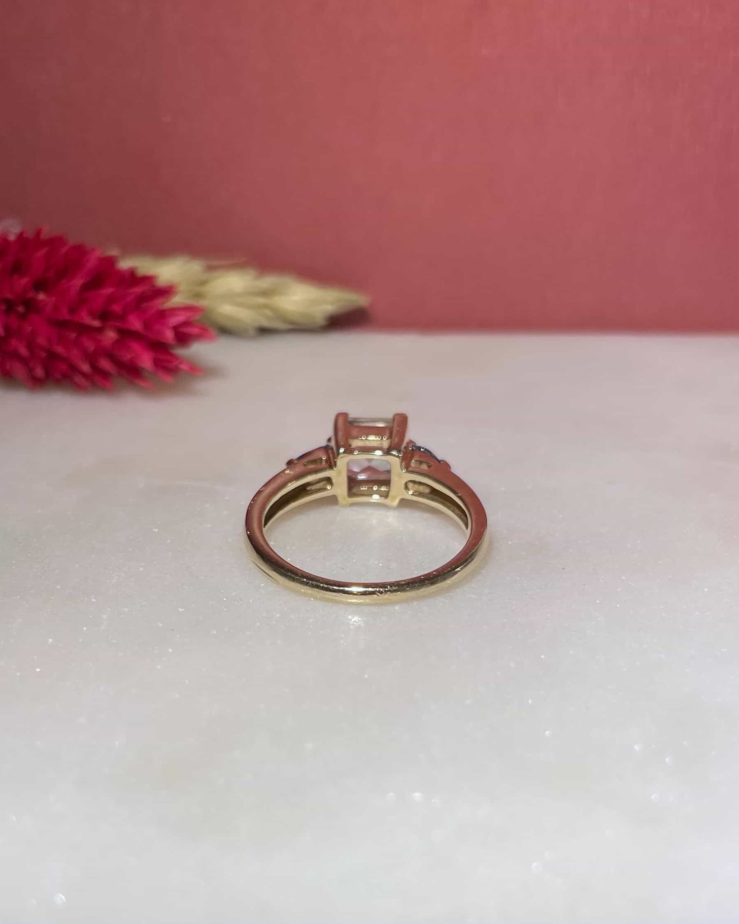 &quot;Moana&quot; 1.30 carat Topaz &amp;amp; Tanzanite Trilogy Ring