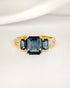 Bague Trilogie Tourmaline 2.05 carats & Diamants "Grace" - Elliade Paris