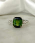 Bague Trilogie Tourmaline 3.80 carats & Diamants "Chiara" - Elliade Paris