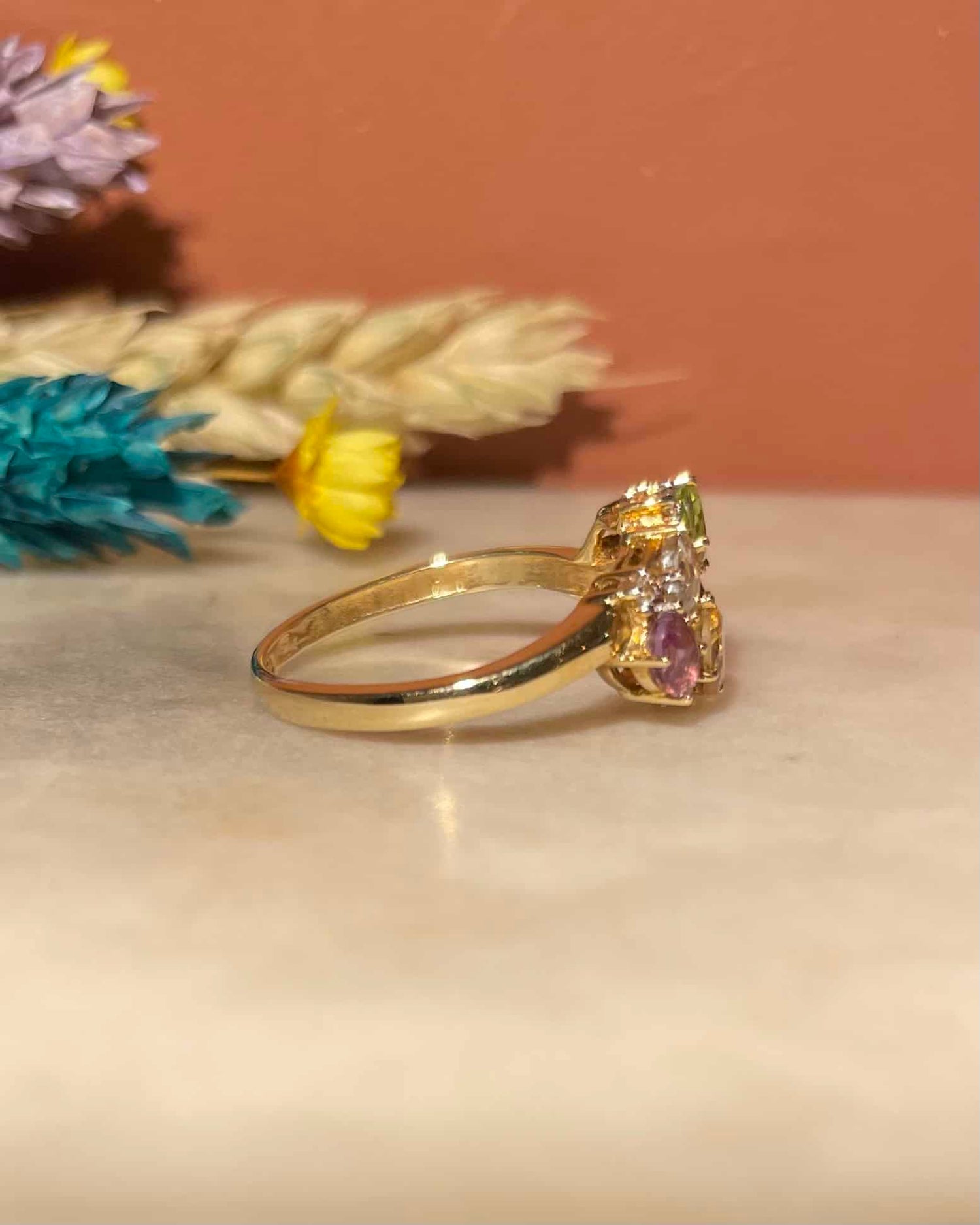 Bague Tutti Frutti &amp; Diamants &quot;Joséphine&quot; - Elliade Paris
