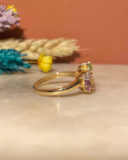 Bague Tutti Frutti &amp; Diamants &quot;Joséphine&quot; - Elliade Paris