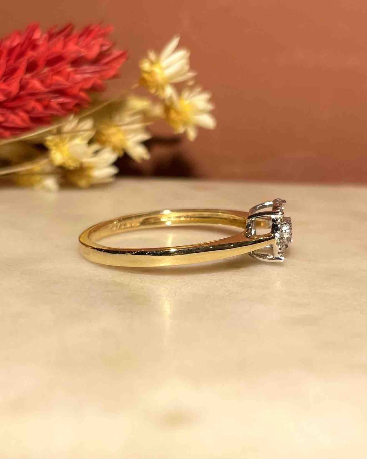 Bague vintage 24 diamants "Rayle" - Elliade Paris