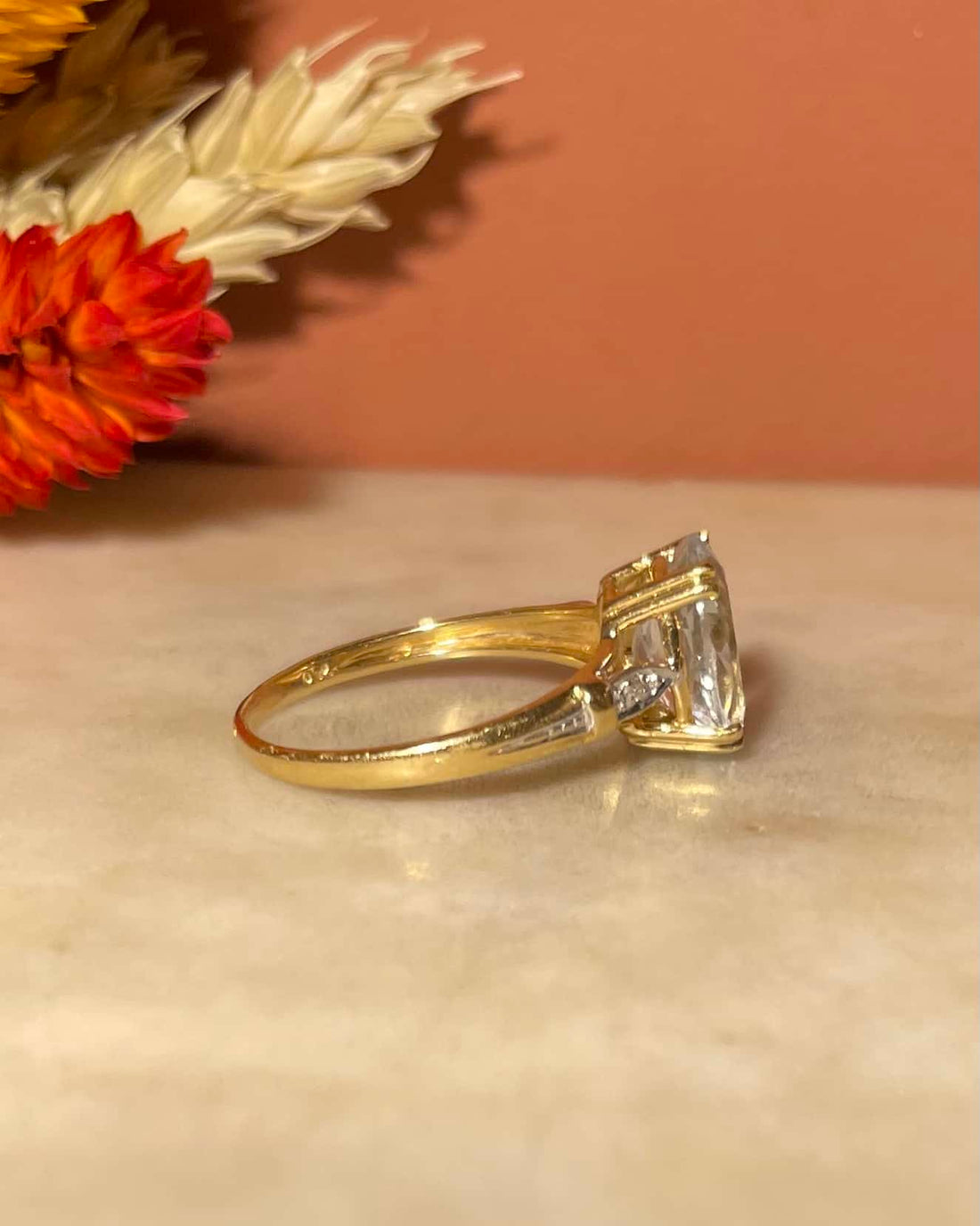 Bague Cocktail Aigue-Marine 2.20 Carats &amp; Diamants &quot;Arabelle&quot;