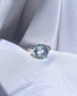 Bague vintage Aigue - Marine "Astrid" - Elliade Paris