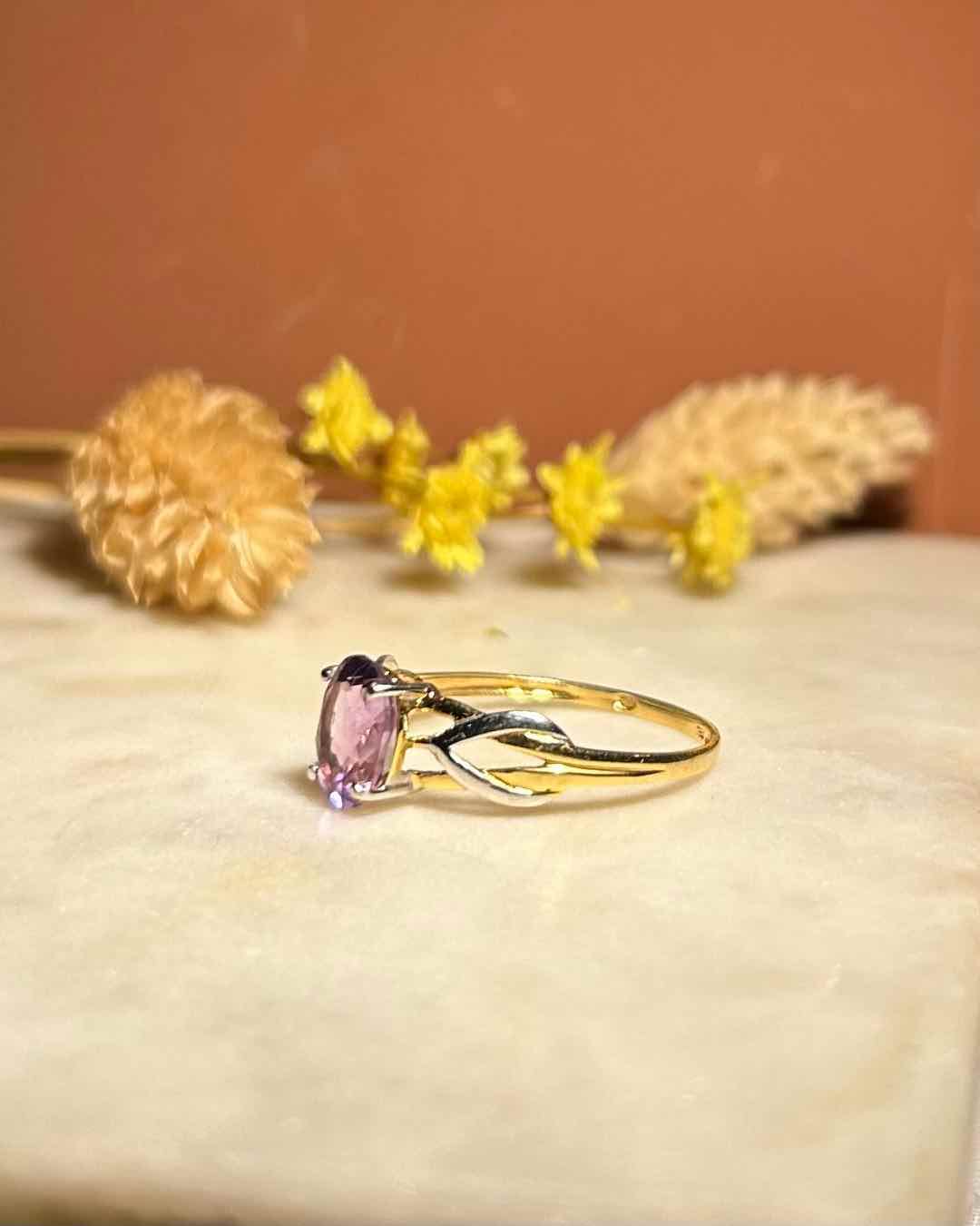 Bague vintage Améthyste "Cassandre"