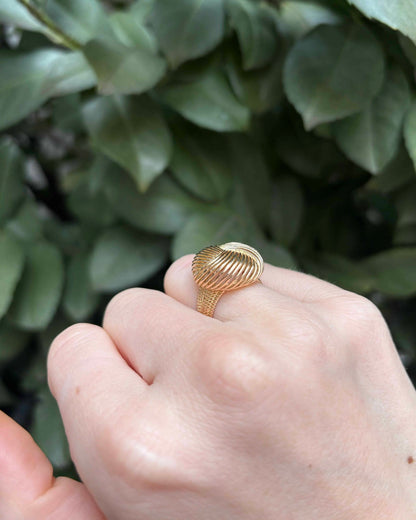 Bague Vintage Or 18 Carats 7.05 g "Arlington" - Elliade Paris