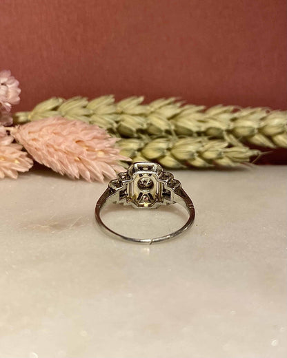Bague Vintage Art - Déco 13 Diamants &quot;Marina&quot; - Elliade Paris