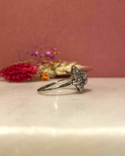 Bague Vintage Art - Déco 15 Diamants 0.63 carat &quot;Mandy&quot; - Elliade Paris
