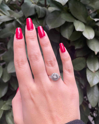 Bague Vintage Art - Déco 15 Diamants "Deborah" - Elliade Paris