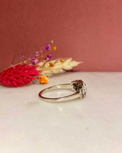 Bague Vintage Art - Déco 17 Diamants 0.37 carat &quot;Monica&quot; - Elliade Paris
