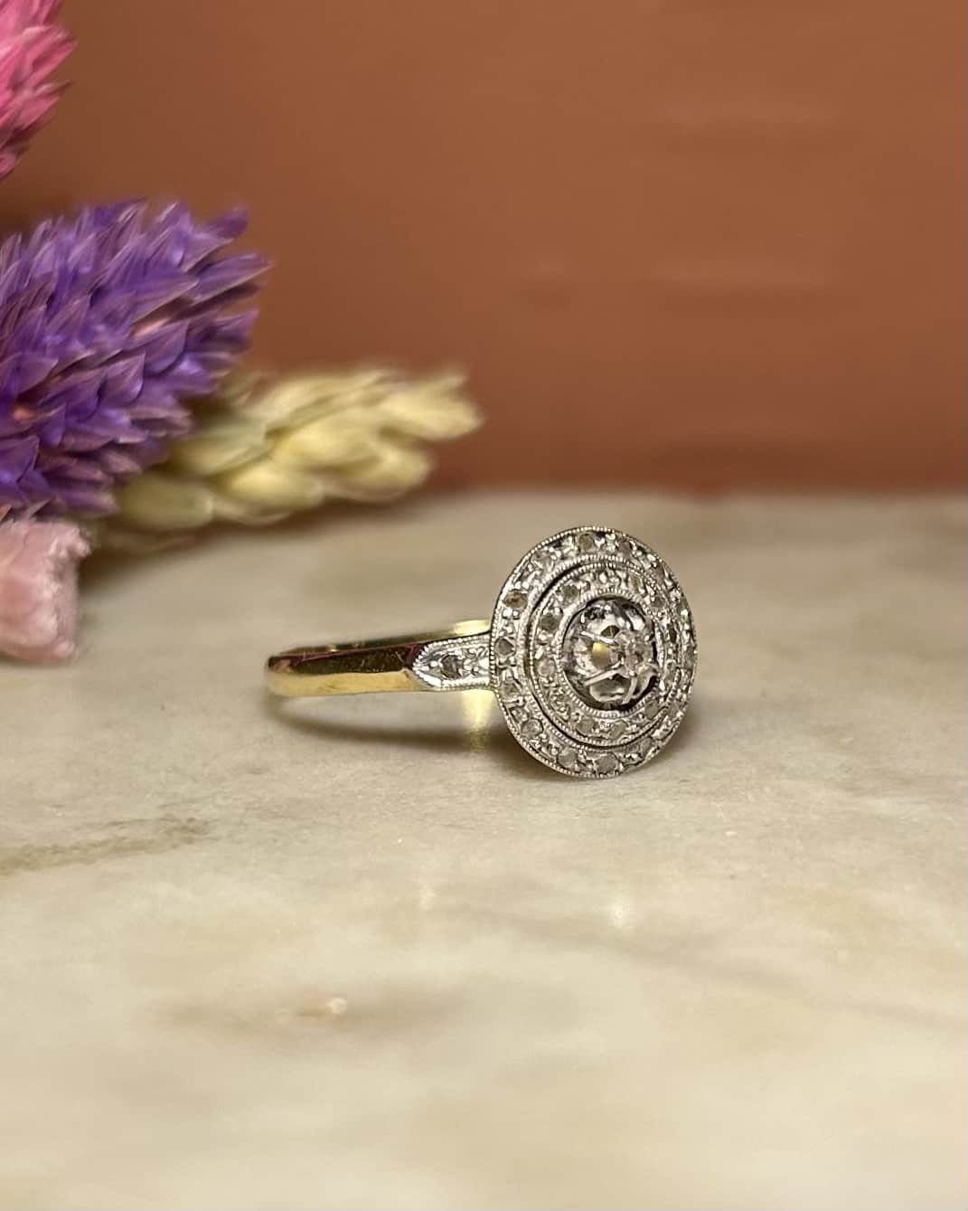 Bague Vintage Art - Déco 27 Diamants "Viviana" - Elliade Paris